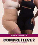 Cinta Shorts Modelador de Alta Compressão  Compre 1 Leve 2